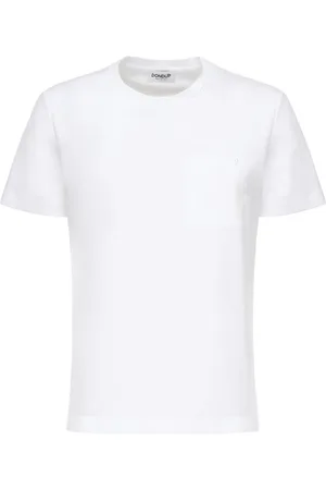 Dondup Tops, Dames, Wit, S, Witte Crewneck T-shirts en Polos