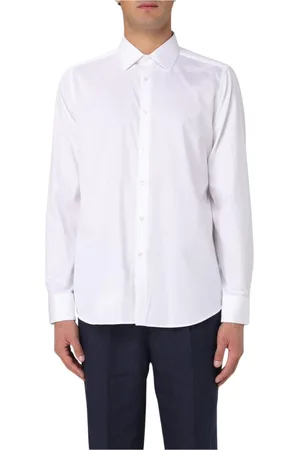 Manuel Ritz Overhemden, Heren, Wit, XL, Katoen, Witte Lange Mouw Jurk Shirt