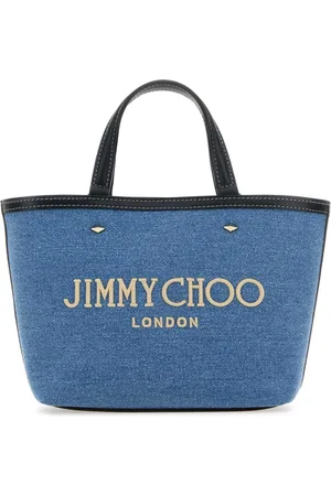 Jimmy Choo Tassen, Dames, Blauw, ONE Size, Denim, Denim Mini Marli Handtas
