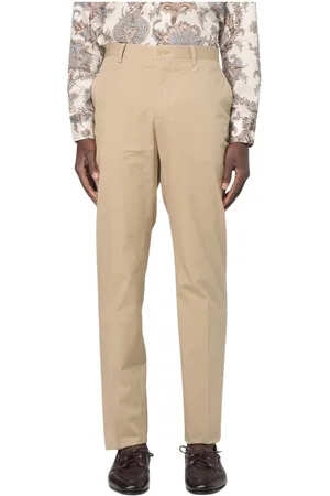 Etro Broeken, Heren, , L, Katoen, Klassieke Straight-Leg Broek