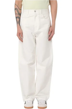 Carhartt Broeken, Heren, Wit, W29, Witte Cargo Broek voor Mannen