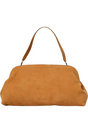 Serafini Tassen, Dames, Bruin, ONE Size, Suède, Bruine Suède Handtas