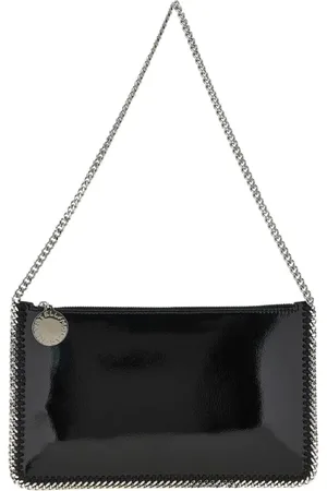Stella McCartney Tassen, Dames, Zwart, ONE Size, Bordeaux Chain Wallet Ritssluiting