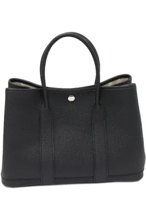 Hermès Pre-owned, Dames, Zwart, ONE Size, Leer, Tweedehands leren handtassen