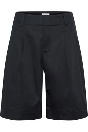 Part Two Korte broeken, Dames, Zwart, M, Katoen, Zwarte Shorts & Knickers Modern Gesneden
