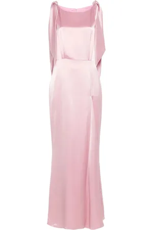 FELY CAMPO Kleedjes, Dames, Roze, M, Roze Roze Bootnek Jurk