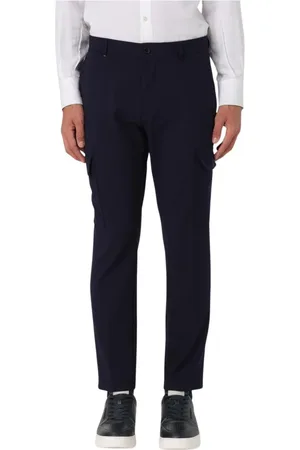 HUGO BOSS Broeken, Heren, Blauw, L, Navy Cargo Broek voor Mannen