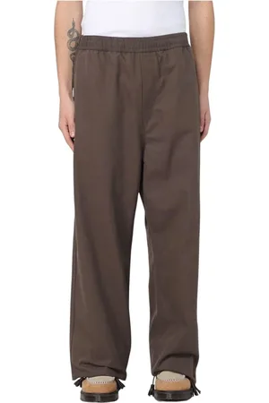 Daily paper Broeken, Heren, Groen, L, Groene casual broek met elastische tailleband
