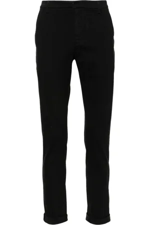 Dondup Broeken, Heren, Zwart, W36, Zwarte Stijlvolle Broek