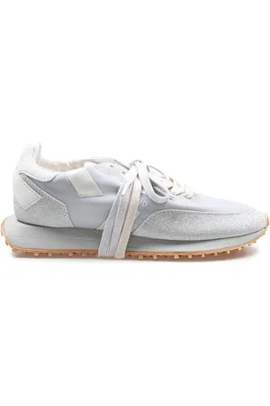 Ghoud Schoenen, Dames, Grijs, 38 EU, Nylon, Zilver Glitter Sneakers Rush Starlight