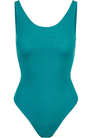 Iceberg Badkleding, Dames, Blauw, S, Kobalt een-delig Olympisch-stijl badpak met toon-op-toon logo