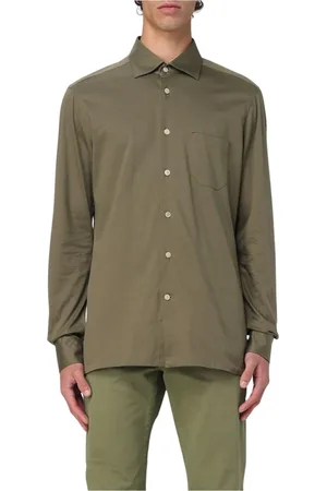 Kiton Overhemden, Heren, Groen, 3Xl, Klassieke Groene Trui voor Mannen
