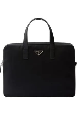 Prada Tassen, Heren, Zwart, ONE Size, Nylon, Stijlvolle Laptoptas voor Mannen