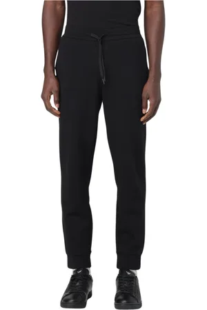 Armani Exchange Broeken, Heren, Zwart, L, Casual Stijl Heren Trainingsbroeken Wit