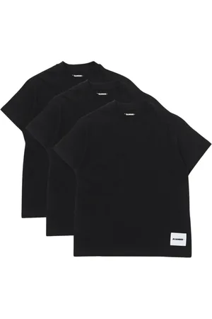 Jil Sander Tops, Dames, Zwart, XS, Katoen, Zwarte losse pasvorm T-shirt