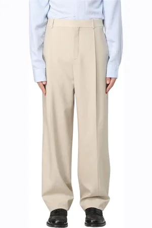 Saint Laurent Broeken, Heren, , L, Tailored Wide-Leg Pants