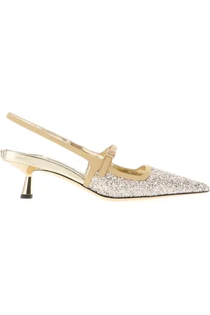 Jimmy Choo Schoenen, Dames, Grijs, 36 EU, Leer, Didi 45 Pumps