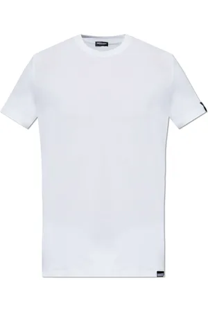Dsquared2 Tops, Heren, Wit, XS, Katoen, T-shirt uit de Underwear-lijn