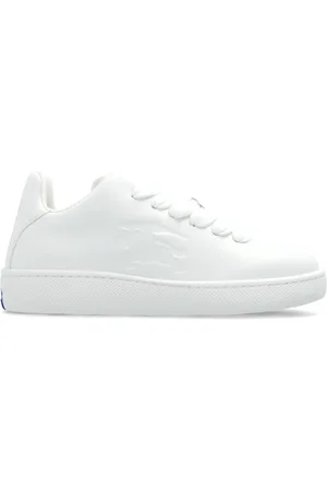 Burberry Schoenen, Dames, Wit, 38 EU, Leer, Box Sneakers