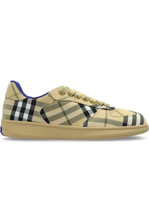 Burberry Schoenen, Heren, , 42 EU, Leer, Vintage Check Sneakers