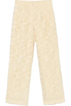 Samsøe Samsøe Broeken, Dames, , S, Stoffige Gele Satove Broek