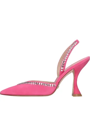 Stuart Weitzman Schoenen, Dames, Roze, 37 EU, Leer, Met hak Fuchsia