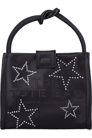 Marc Jacobs Tassen, Dames, Zwart, ONE Size, Katoen, Star Satin Mini Tote Bag