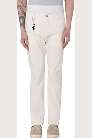 Paul & Shark Broeken, Heren, , L, Katoen, Ivoor Classic Fit Broek