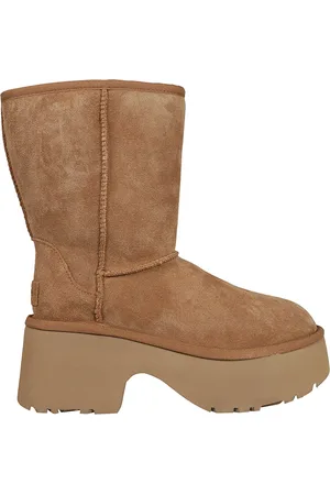 UGG Schoenen, Dames, Bruin, 36 EU, Bruine Enkellaarzen voor Vrouwen