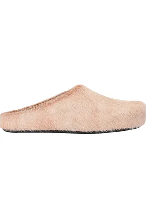 Marni Schoenen, Heren, , 41 EU, Haircalf Slippers