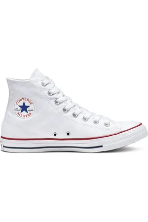 Converse Schoenen, Heren, Wit, 37 EU, Witte Casual High-top Unisex Sneakers