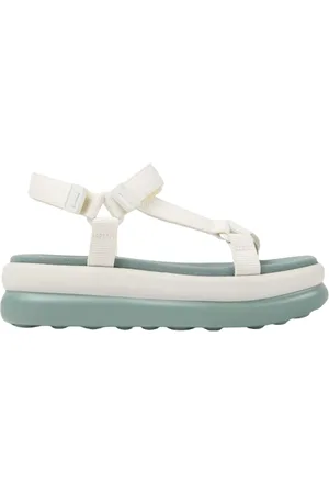 Camper Schoenen, Dames, Wit, 36 EU, Witte Platform Sandalen voor Vrouwen