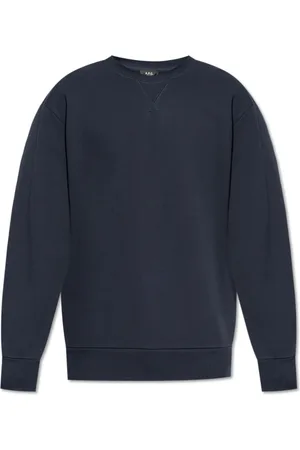 A.P.C. Sweatshirts & Hoodies, Heren, Blauw, S, Katoen, Tab Sweatshirt