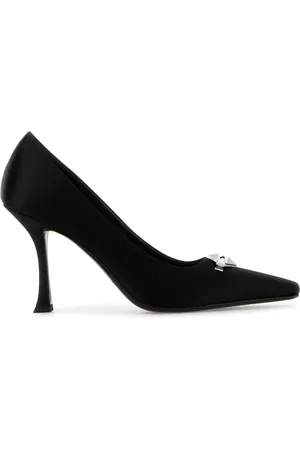 Jimmy Choo Schoenen, Dames, Zwart, 37 EU, Satijn, Stijlvolle hakken Ryker 90