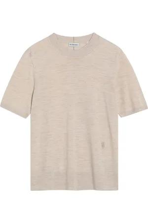 Burberry Tops, Dames, , M, Korte mouwen ronde hals T-shirt