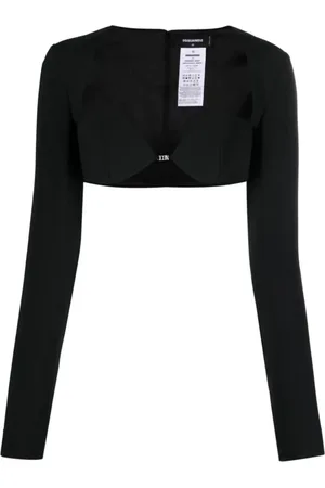 Dsquared2 Tops, Dames, Zwart, XS, Polyester, Stijlvolle TOP voor Mode Liefhebbers