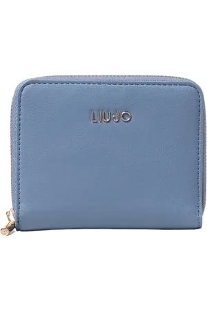 Liu Jo Accessoires, Dames, Blauw, ONE Size, Blauwe Zip Around Portemonnee voor Vrouwen