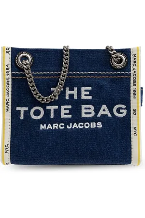 Marc Jacobs Tassen, Dames, Blauw, ONE Size, Denim, The Denim Chain Tote Bag