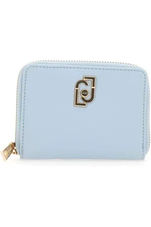Liu Jo Accessoires, Dames, Blauw, ONE Size, Leer, Blauwe vegan lederen portemonnee Achala