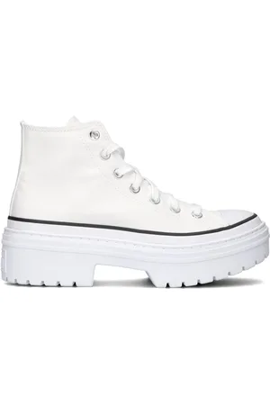 Converse Schoenen, Dames, Wit, 40 EU, Hoge Top Lugged Heel Sneakers