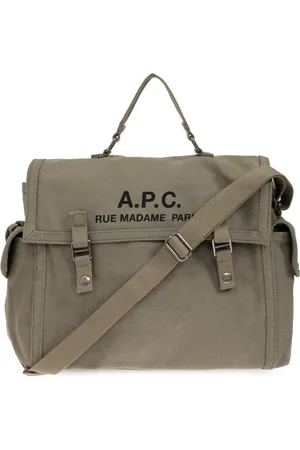 A.P.C. Tassen, Heren, Groen, ONE Size, Schoudertas Recuperation