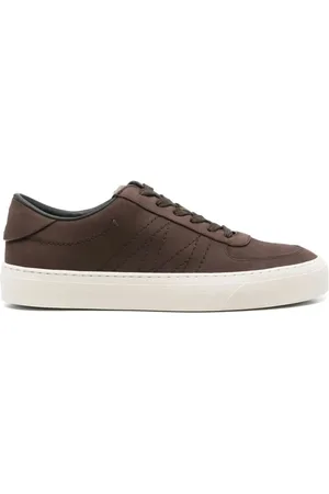 Moncler Schoenen, Heren, Bruin, 43 EU, Lage Top Sneakers