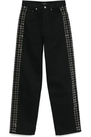 AMIRI Jeans, Dames, Zwart, W25, Katoen, Classic Button Fly Jeans