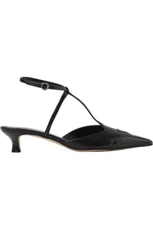 Aeyde Schoenen, Dames, Zwart, 37 EU, Zwarte Kitten Heel Pumps