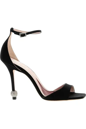 Roger Vivier Schoenen, Dames, Zwart, 39 EU, Elegante High Heel Sandalen