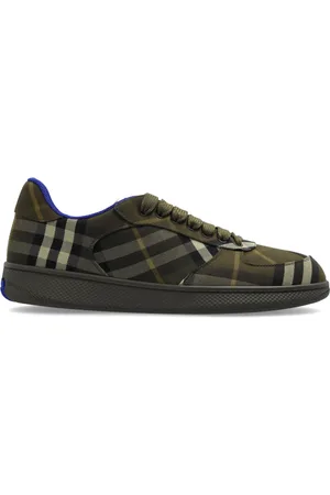 Burberry Schoenen, Heren, Groen, 39 EU, Katoen, Terrace Sneakers