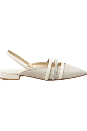 PESERICO SIGN Schoenen, Dames, , 39 EU, Echt leren platte slingbacks