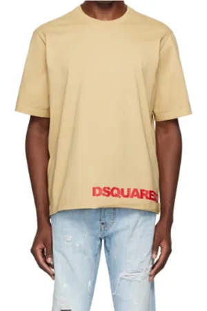 Dsquared2 Tops, Heren, Bruin, S, Stijlvolle Overhemden voor Mannen