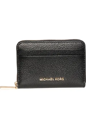 Michael Kors Accessoires, Dames, Zwart, ONE Size, Leer, Coin Card Case
