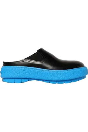 SUNNEI Schoenen, Heren, Zwart, 42 EU, Zwarte Leren Slip-On Sneakers